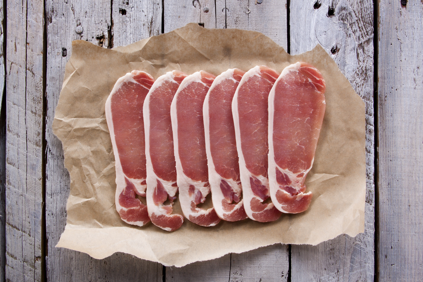 Thick Cut British Bacon Yorkshire Bacon Thailand